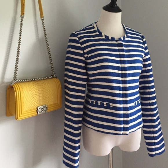 Nautical Striped Blazer / Jacket - Picture 2 of 4